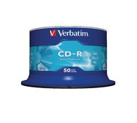 Verbatim CD-R Extra Protection Spindle 52x 700MB Pack of 50 43351