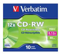 Verbatim CD-RW 12x 700 MB 10 pc(s)