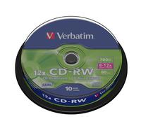 Verbatim CD-RW SERL 700MB 12X Scratch Resistant 43480 - 10 Pack