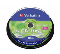 Verbatim CD-RW Rewritable Blank CDs 700MB 12x Full Range Various Packs