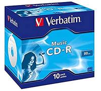 Verbatim CD-R 16x 80min Audio (Live It) - 10 Pack