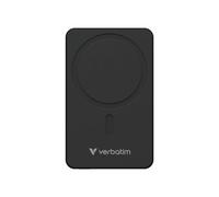 Verbatim Charge 'n' Go Essentials Power Bank MagSafe 10000mAh 15W Magnetic PD 20W Fast Charge with LED Indicator for iPhone 16/15/14/13/12 Pro/Pro Max, Includes USB-C to USB-C Cable, Black