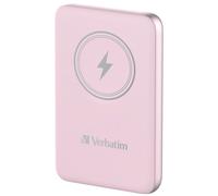 Verbatim Charge 'n' Go Magnetic Wireless Power Bank 10000mAh Pink
