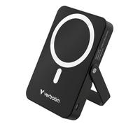 Verbatim Charge 'n' Go MagSafe Power Bank 10,000mAh Black 15W Magnetic - PD 22W Fast Charge LED Indicator & Foldable Stand for iPhone 16/15/14/13/12 Pro/Pro Max - Includes USB-C Cable