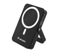 Verbatim Charge 'n' Go MagSafe Power Bank 10,000mAh Black 15W Magnetic - PD 22W Fast Charge LED Indicator & Foldable Stand for iPhone 16/15/14/13/12 Pro/Pro Max - Includes USB-C Cable