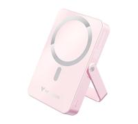 Verbatim Charge 'n' Go MagSafe Power Bank 10,000mAh Pink 15W Magnetic - PD 22W Fast Charge LED Indicator & Foldable Stand for iPhone 16/15/14/13/12 Pro/Pro Max - Includes USB-C Cable