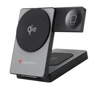 Verbatim Charge 'n' Go Qi2 Magnetic Wireless Power Bank 5000 mAh Grey