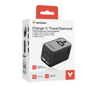 Verbatim Charge n Travel 170W GaN III Universal Travel Adapter