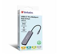 Verbatim CMH-08 USB-C Pro 8 Port Multiport Hub