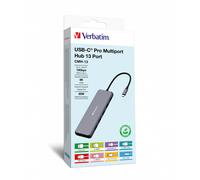 Verbatim CMH-13 USB Type-C 10000 Mbit/s Silver