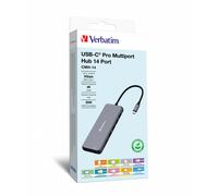 Verbatim CMH-14 USB Type-C 5000 Mbit/s Silver