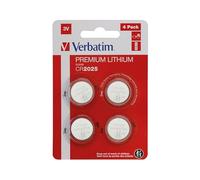 Verbatim CR2025 3V Premium Lithium Battery (Pack of 4) 49532