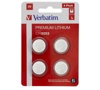 Verbatim CR2032 3V Premium Lithium Battery (Pack of 4)