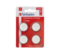 Verbatim CR2430 3V Lithium Battery (4 pack)