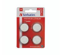 Verbatim 49535 LITHIUM BATTERY CR2450 3V 4 49535