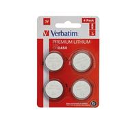 Verbatim 49535 LITHIUM BATTERY CR2450 3V 4 49535