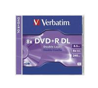 Verbatim Datalifeplus Azo Largest Compatible Dvd R Double Layer With Case 8.5GB
