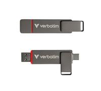 Verbatim Dual QuickStick USB flash drive 512 GB USB Type-A / USB Type-C 3.2 Gen 1 (3.1 Gen 1) Grey