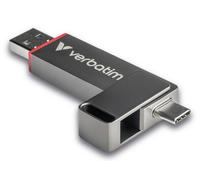 Verbatim Dual QuickStick USB flash drive 1 TB USB Type-A / USB Type-C 3.2 Gen 1 (3.1 Gen 1) Grey
