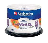 Verbatim DVD+R Double Layer Inkjet Printable 8x Life Series 8.5GB DVD+R DL 50pc(s)