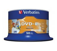 Verbatim DVD-R 16x 4.7GB Wide Inkjet Printable 43533