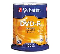 Verbatim DVD-R 4.7GB 16x AZO Recordable Media Disc - 100 Disc Spindle - 95102