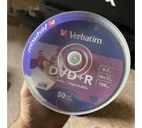 Verbatim DVD+R Wide Inkjet Printable No ID Brand