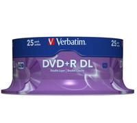 Verbatim DVD+R 8x DL Matt Silver 25pk