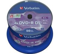 Verbatim DVD+R 8x DL Matt Silver 50pk