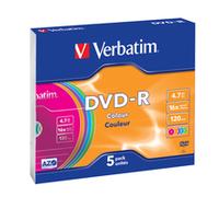 Verbatim DVD-R Colour 4.7 GB 5 pc(s)