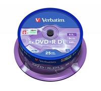 Verbatim DVD+R DL 8.5GB 8x Dual Layer Discs Retail Inkjet Thermal Various Packs