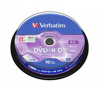 Verbatim DVD+R DL 8.5GB 8x Dual Layer Discs Retail Inkjet Thermal Various Packs