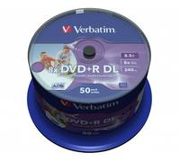 Verbatim DVD+R DL 8.5GB 8x Dual Layer Discs Retail Inkjet Thermal Various Packs