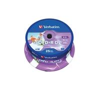 Verbatim DVD+R Double Layer Inkjet Printable 8x 8.5GB DVD+R DL 25pc(s)