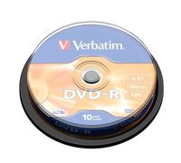 Verbatim DVD-R Matt Silver 4.7 GB 10 pcs