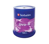 Verbatim DVD+R Matt Silver 4.7 GB 100 pc(s)