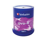 Verbatim DVD+R Matt Silver 4.7 GB 100 pcs