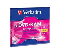 Verbatim DVD-RAM 4.7GB 3X Single-Sided Type 4 Cartridge 95002