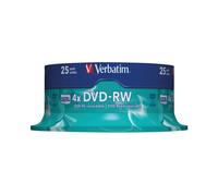 Verbatim DVD-RW Matt Silver 4.7GB DVD-RW 25pc(s)