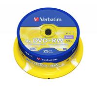 Verbatim DVD-RW DVD+RW 4.7GB 4x Rewritable Blank DVDs Full Range Various Packs