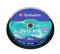 Verbatim DVD-RW DVD+RW 4.7GB 4x Rewritable Blank DVDs Full Range Various Packs