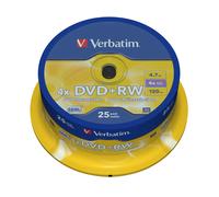 Verbatim DVD+RW Matt Silver 4.7 GB 25 pc(s)