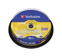 Verbatim DVD+RW Matt Silver 4.7 GB 10 pc(s)