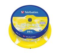 Verbatim DVD+RW Matt Silver 4.7GB DVD+RW 25pc(s)