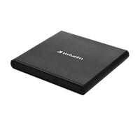 Verbatim External Slimline CD/DVD Writer, Black