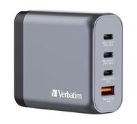 Verbatim GNC-140 GaN Charger 140W with 2 x USB-C PD 140W / 1 x USB-C PD 20W / 1 x USB-A QC 3.0 (EU/UK/US)
