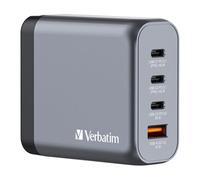 Verbatim GNC-140 GaN Charger 140W with 2 x USB-C PD 140W / 1 x USB-C PD 20W / 1 x USB-A QC 3.0 (EU/UK/US)