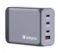 Verbatim GNC-240 GaN Charger 240W, USB-C 140W/ USB-C 100W/ USB-C 65W/ USB-A QC 3