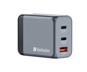 Verbatim GNC-65 GaN 65W 3 Port Charger 32201