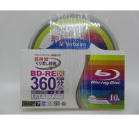 10 Verbatim Blank Blu-ray Discs 50GB 2x BD-RE bluray VBE260NP10SV1 Spindle